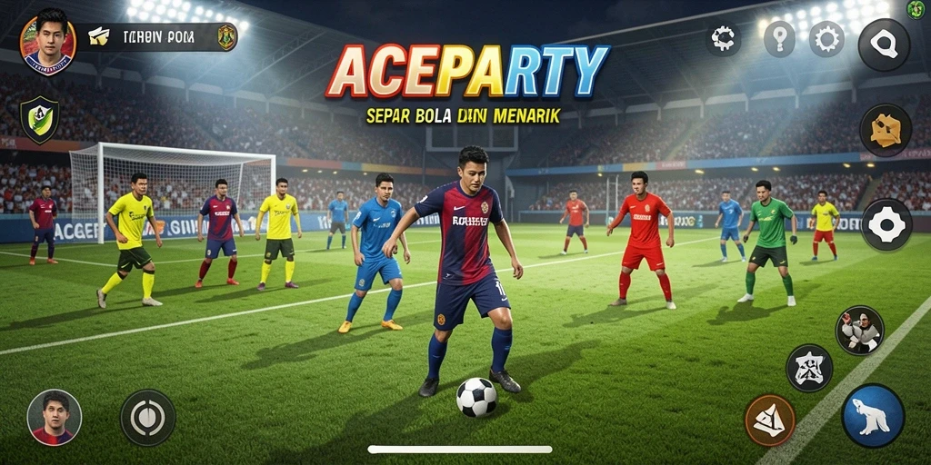 Gameplay menarik dan grafik tajam dari ACEPARTY.