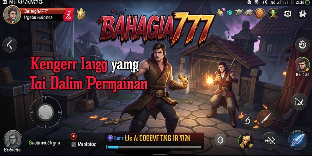 Tampilkan gameplay menegangkan dari BAHAGIA777 dalam suasana horor yang mencekam.