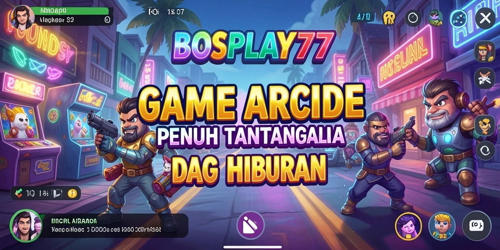 Tangkapan layar menunjukkan gameplay seru di BOSPLAY77 dengan momen menegangkan.