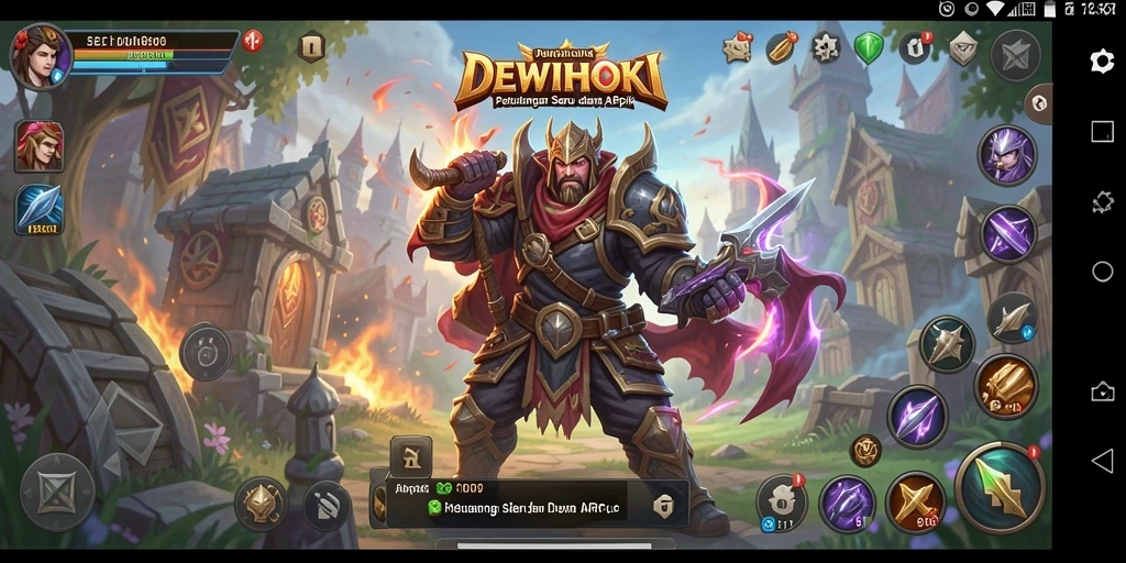 Tampilan gameplay seru dan menegangkan di DEWIHOKI.