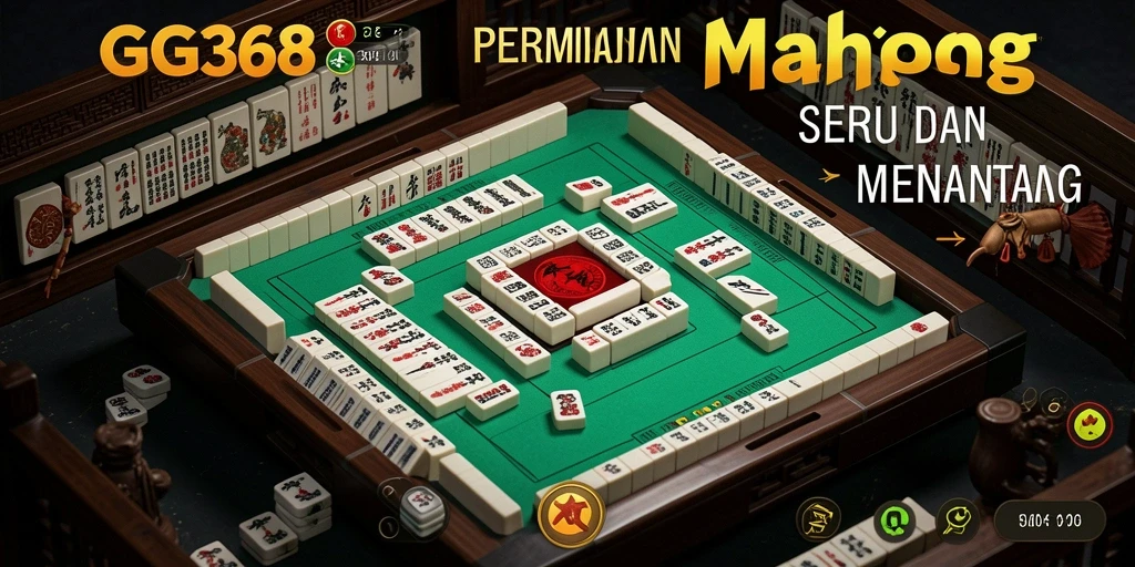 Screenshot utama GG368 menampilkan gameplay Mahjong yang menarik.