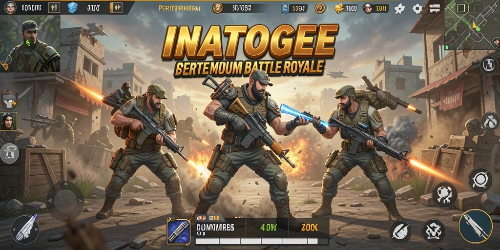 Tampilan gameplay seru di INATOGEL, siap bertempur!