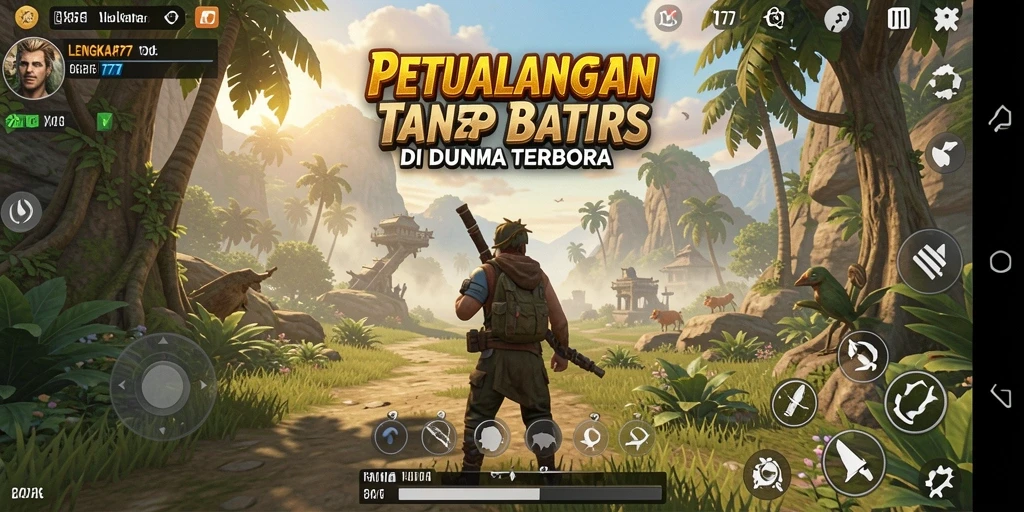 Tampilan gameplay menakjubkan dunia terbuka LENGKAP777.