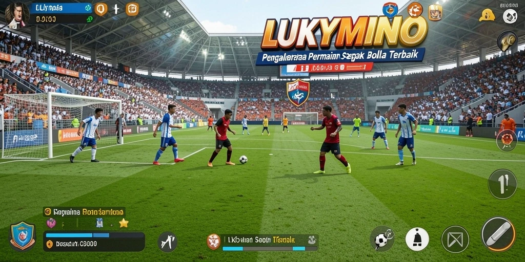 Tampilan gameplay LUKYMINO yang seru dan menantang.