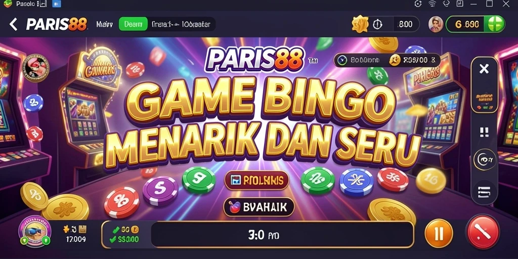 Tampilan gameplay Bingo yang seru dan interaktif.