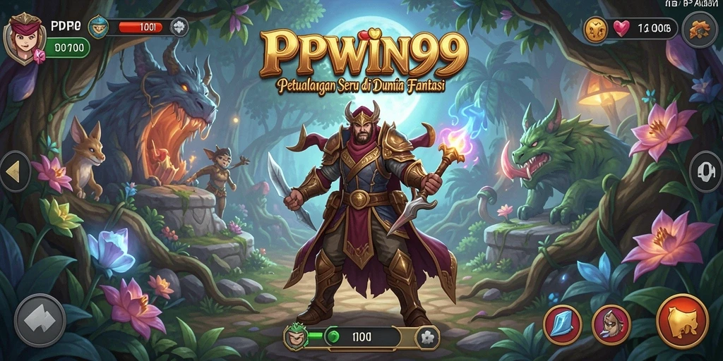 Screenshot gameplay PPWIN99 menunjukkan aksi petualangan yang mendebarkan.
