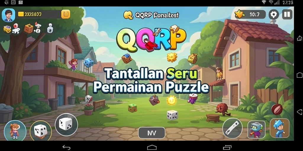 Screenshot menampilkan gameplay seru dan tantangan menarik di QQRP.