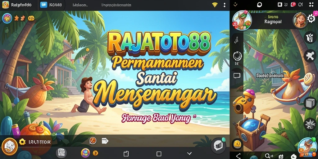 Tampilan gameplay seru di RAJATOTO88 yang menarik dan menghibur.