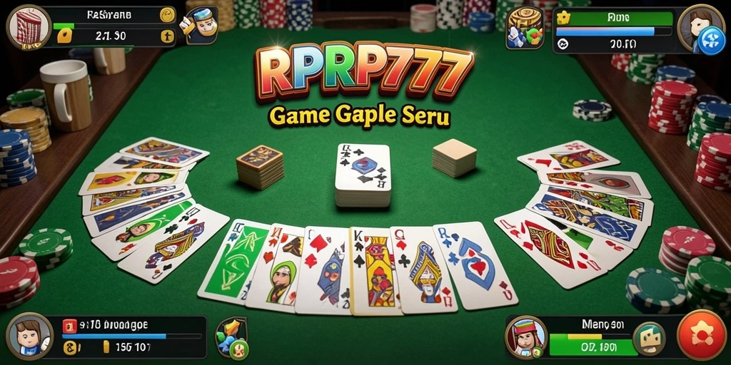 Tampilan gameplay Gaple yang seru dan interaktif.
