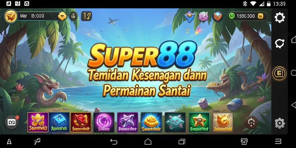 Tampilan gameplay SUPER88 yang seru dan menawan.